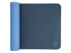Tapis De Yoga Eco-Terre 183 Cm X 60 Cm X 6 Mm Bleu