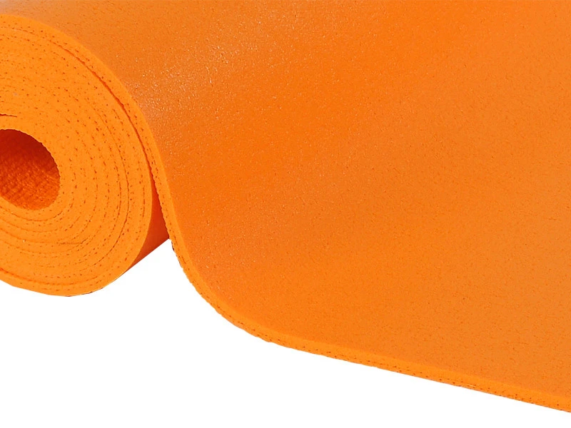 Tapis De Yoga Large-Mat 183cm/220cmx80cmx4.5mm Orange Safran 183cm 5 Tapis De Yoga Large-Mat 183cm/220cmx80cmx4.5mm Orange Safran 183cm â Image 3