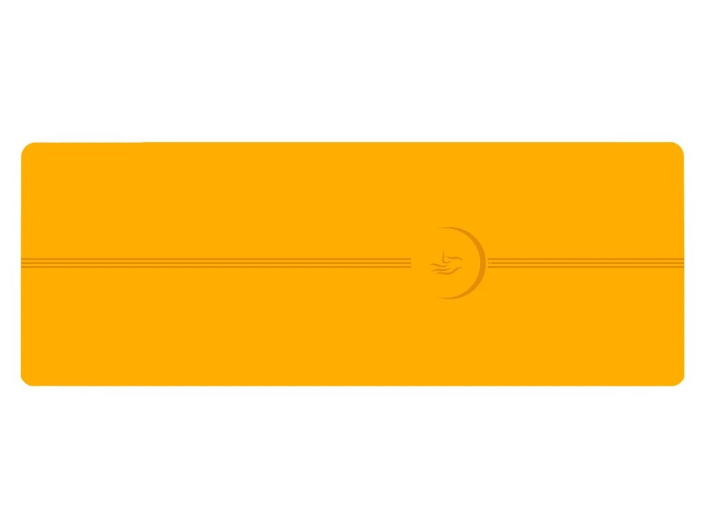 Tapis De Yoga Shiva Moon Jaune Safran 6 Tapis De Yoga Shiva Moon Jaune Safran â Image 4