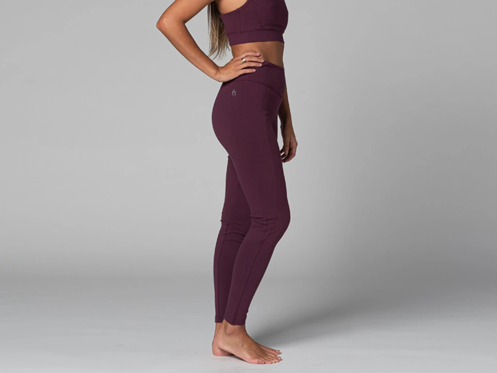 Yoga Legging Pocket - Bio Prune Prune XS - 36 4 Yoga Legging Pocket - Bio Prune Prune XS - 36 â Image 2