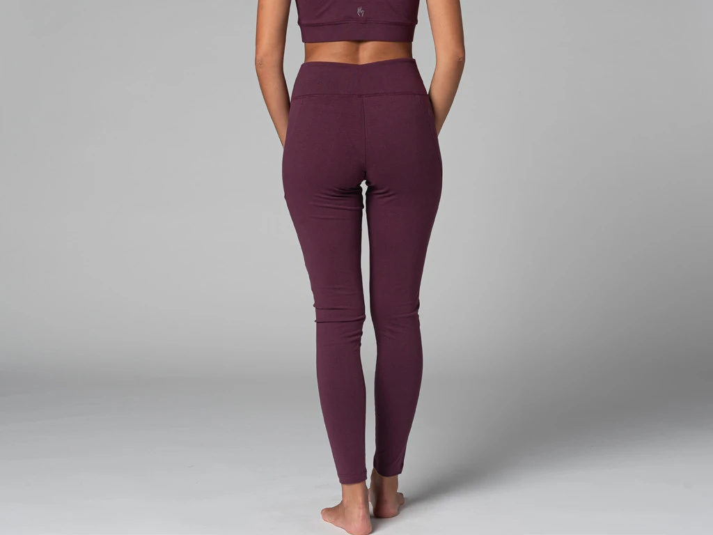 Yoga Legging Pocket - Bio Prune Prune XS - 36 5 Yoga Legging Pocket - Bio Prune Prune XS - 36 â Image 3