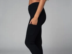 Yoga Legging Pocket - Bio Noir Noir XS - 36 -Magasin De Vetements yoga legging pocket bio 163584872861811218af529