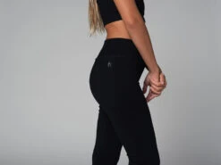 Yoga Legging Pocket - Bio Noir Noir XS - 36 -Magasin De Vetements yoga legging pocket bio 16358487376181122152c6e