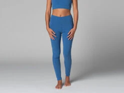 Yoga Legging Pocket - Bio Bleu Bleu XS - 36
