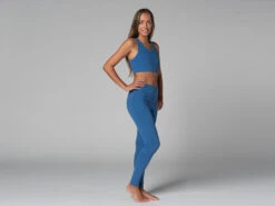 Yoga Legging Pocket - Bio Bleu Bleu XS - 36 -Magasin De Vetements yoga legging pocket bio 1635849411618114c3a2802