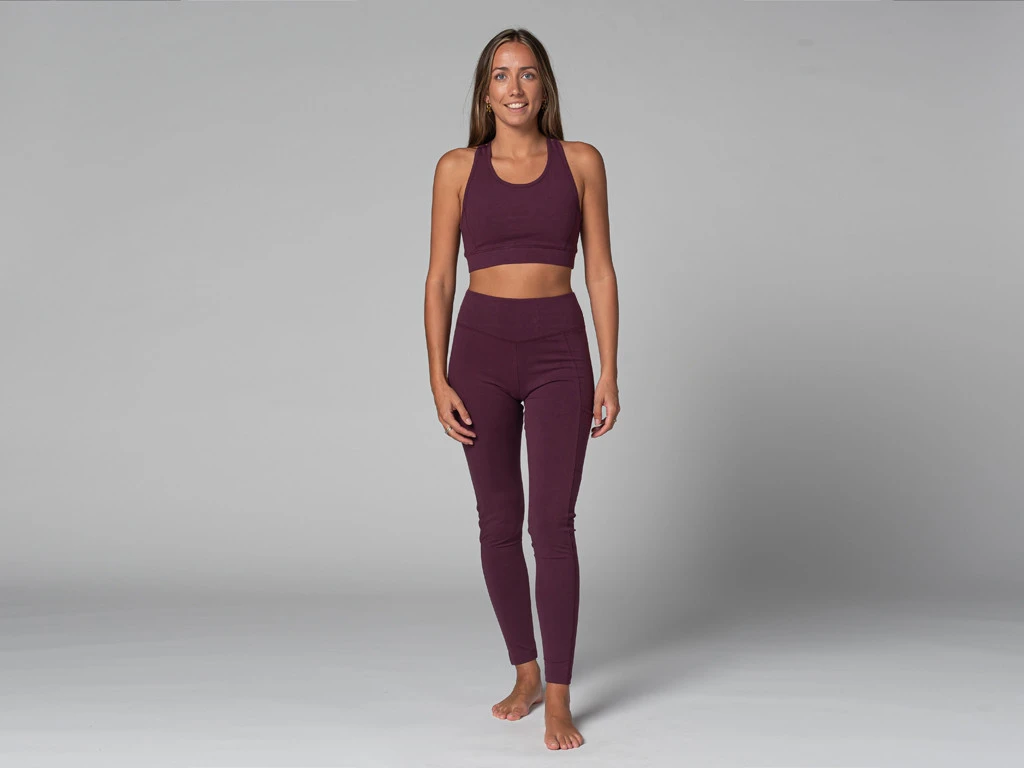 Yoga Legging Pocket - Bio Prune Prune XS - 36 7 Yoga Legging Pocket - Bio Prune Prune XS - 36 â Image 5