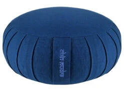 Zafu Confort 100% Coton Bio - Kapok Bleu